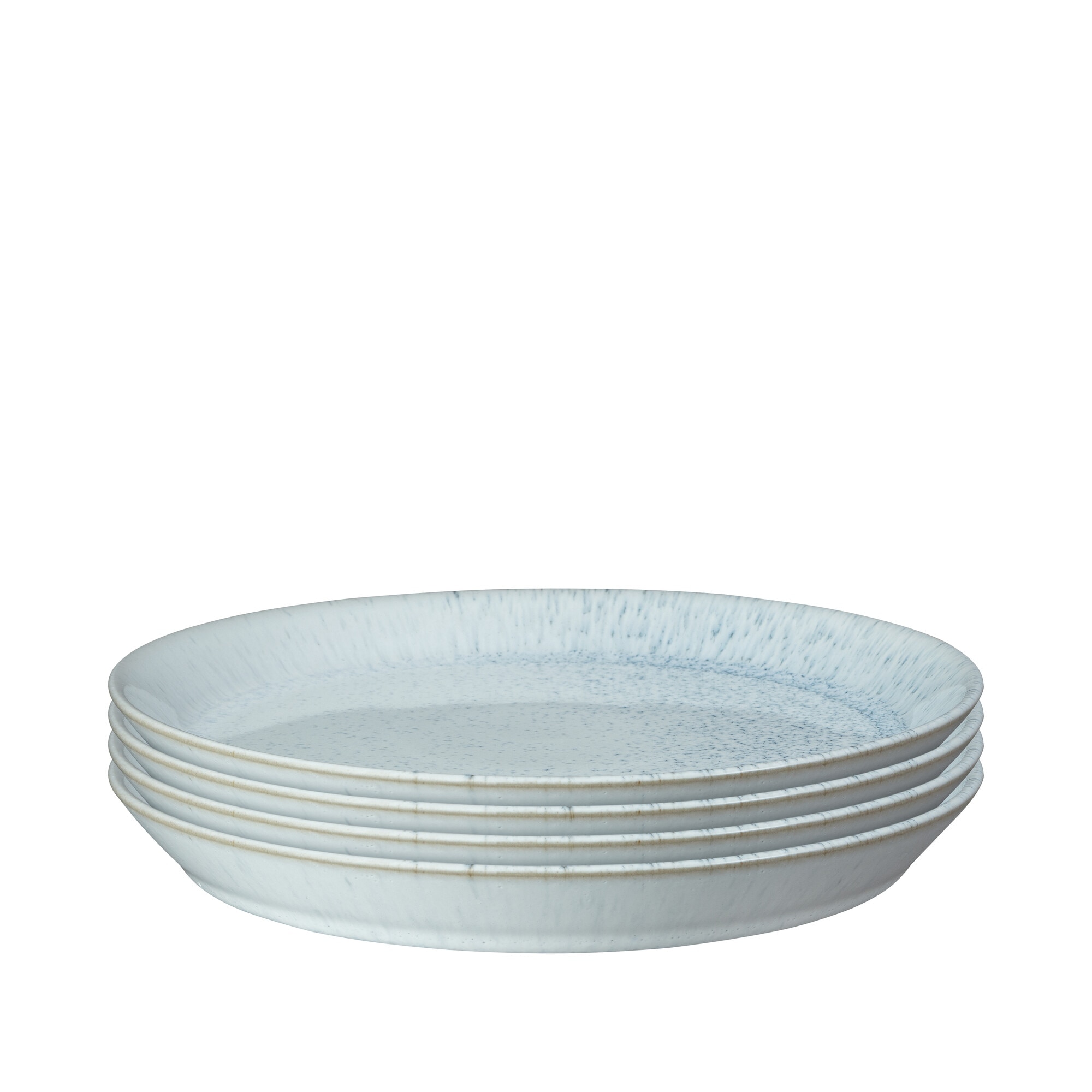 Product photograph of Denby Kiln Blue Set Of 4 Medium Plates from Denby Retail Ltd